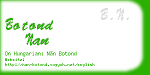 botond nan business card